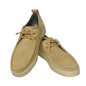 Everlane Tan Suede Leather Platform Trainer Sneaker Loafer 7 Preppy Outdoor‎